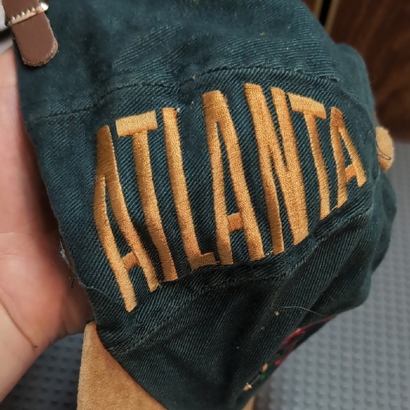 1996 Olympics Atlanta Green And Brown Hat Vintage - Picture 3 of 8